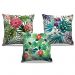 Combo de almofadas 45 x 45 cm (3und.) Nerderia e Lojaria flores colorido