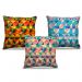 Combo de almofadas 45 x 45 cm (3und.) Nerderia e Lojaria geométrica 06 colorido