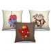 Combo de almofadas 45 x 45 cm (3und.) Nerderia e Lojaria herois gordos 02 colorido