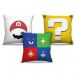 Combo de almofadas 45 x 45 cm (3und.) Nerderia e Lojaria mario 01 colorido