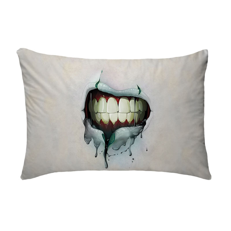 Fronha Para Travesseiro Nerderia Boca Zumbi