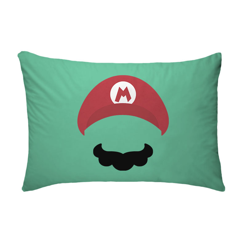Fronha Para Travesseiro Nerderia Mario Minimalista