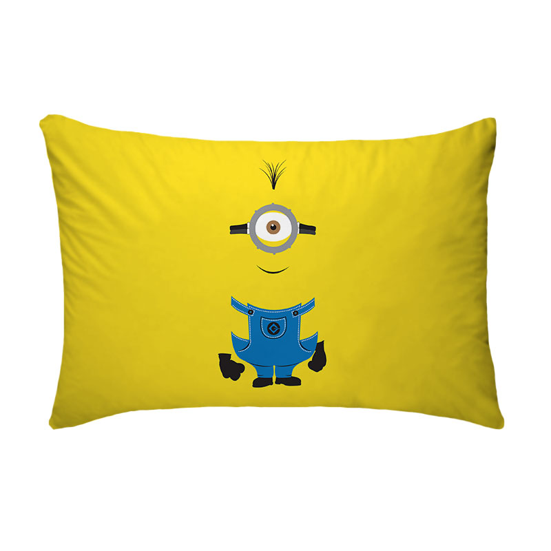 Fronha Para Travesseiro Nerderia Minion Minimalista
