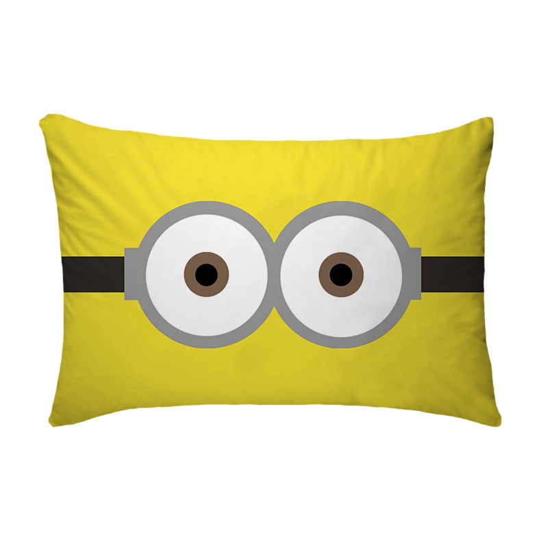 Fronha Para Travesseiro Nerderia Olhos Minion