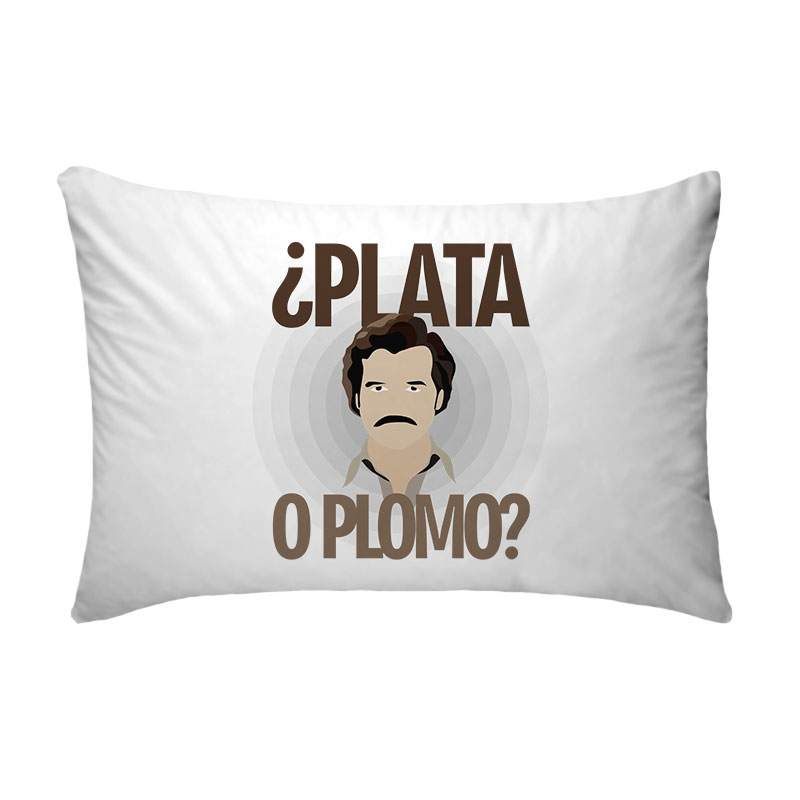 Fronha Para Travesseiro Nerderia Pablo Escobar Plato O Plumo