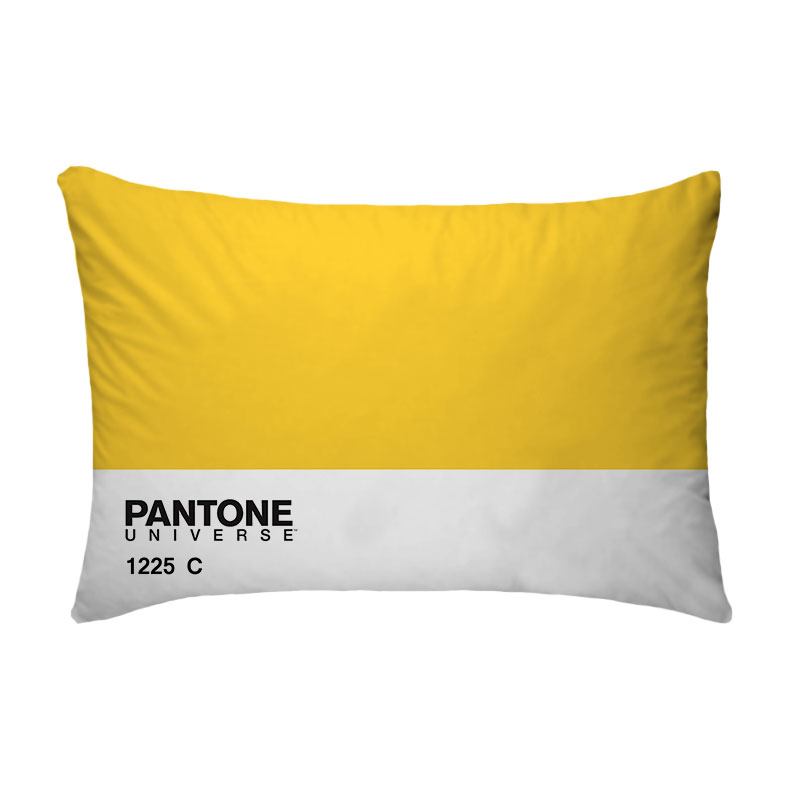 Fronha Para Travesseiro Nerderia Pantone Amarelo