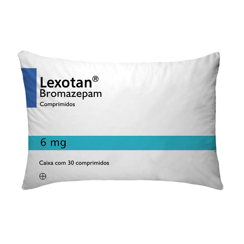 Fronha Para Travesseiro Nerderia Remedio Lexotan