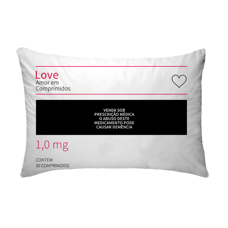 Fronha Para Travesseiro Nerderia Remedio Love