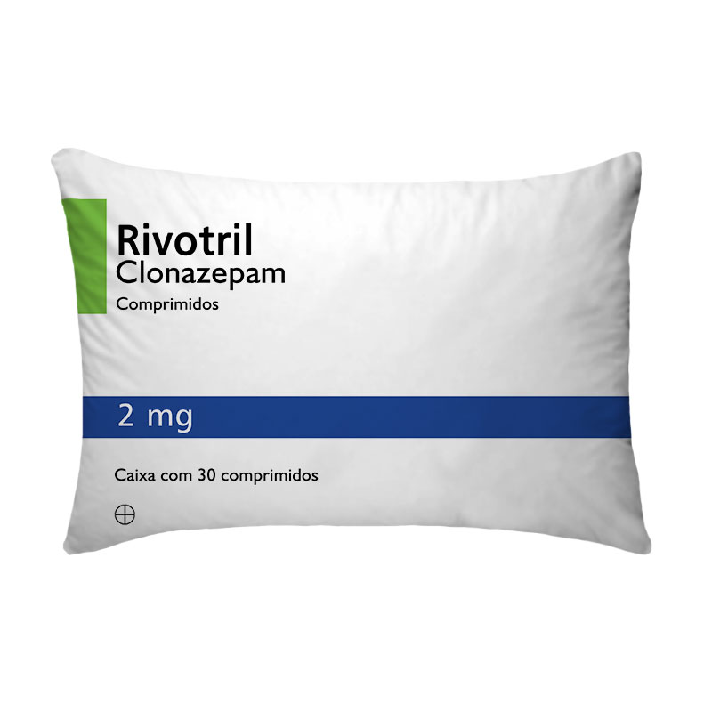 Fronha Para Travesseiro Nerderia Remedio Rivotril