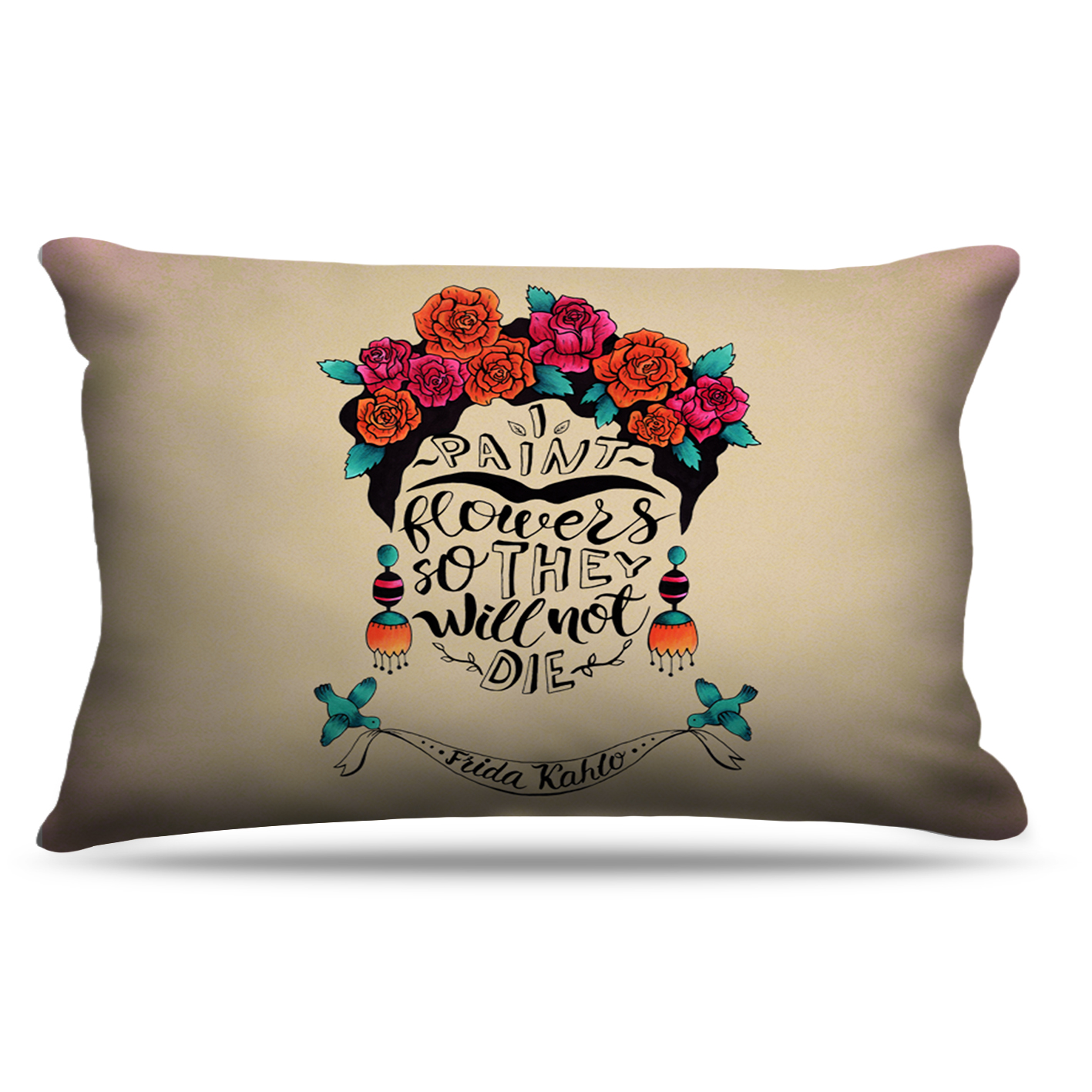Fronha Para Travesseiros Frida Flowers