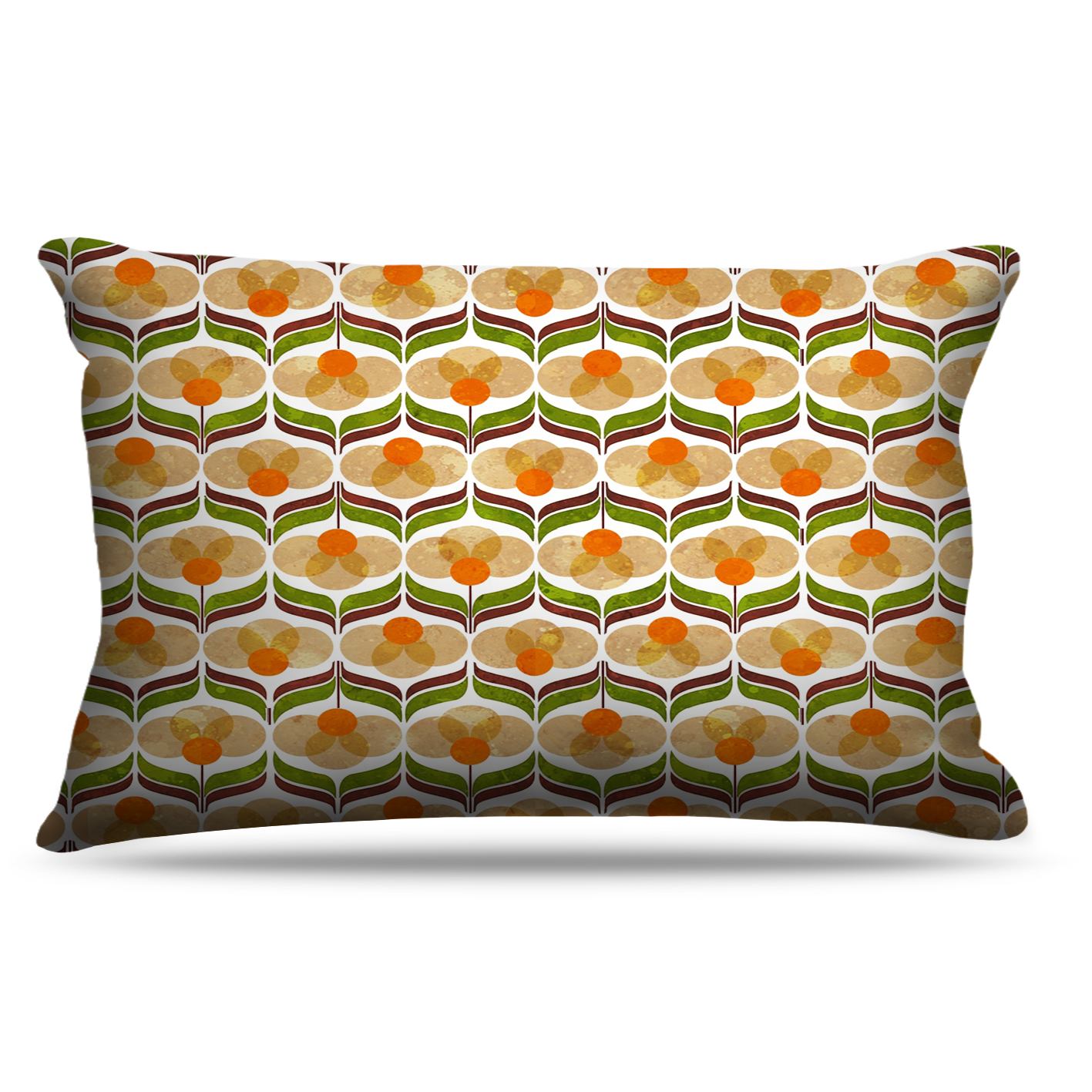 Fronha Para Travesseiros Vintage Laranja