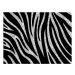 Jogo Americano (Kit 4 Unidades) Nerderia e Lojaria zebra grunge colorido