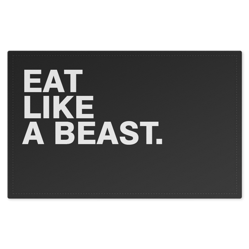 Jogo Americano Nerderia Eat Like A Beast