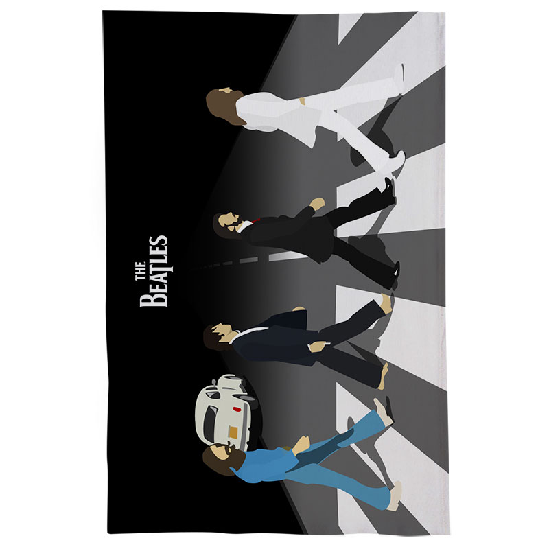 Pano De Prato Descorativo Nerderia e Lojaria Beatles vetor colorido