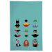 Pano De Prato Nerderia Batman Minimalista