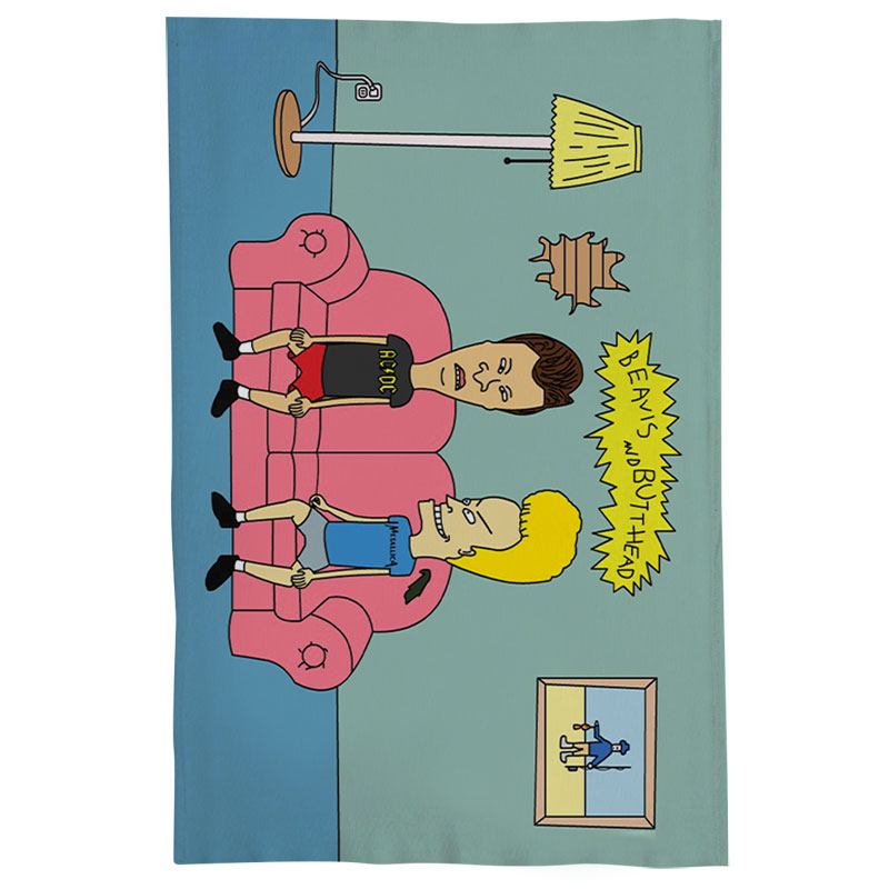 Pano De Prato Nerderia Beaves Butthead