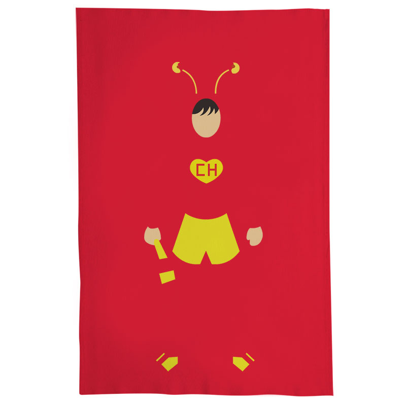Pano De Prato Nerderia Chapolin Minimalista