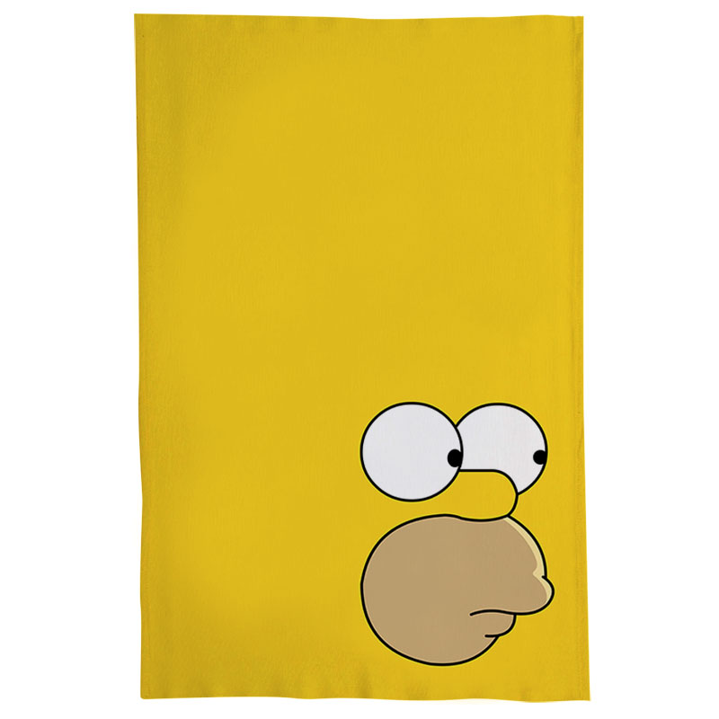 Pano De Prato Nerderia Homer Disfarsado
