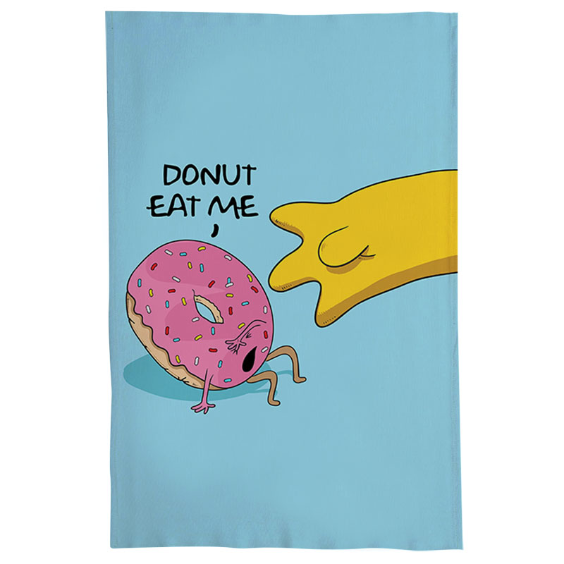 Pano De Prato Nerderia Homer Rosquinha