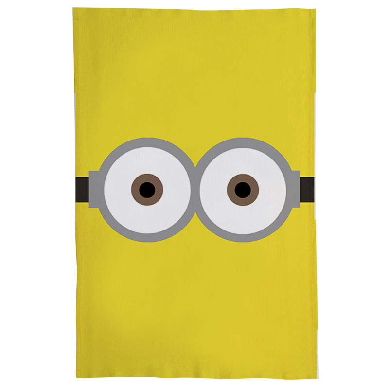 Pano De Prato Nerderia Minion Olhos