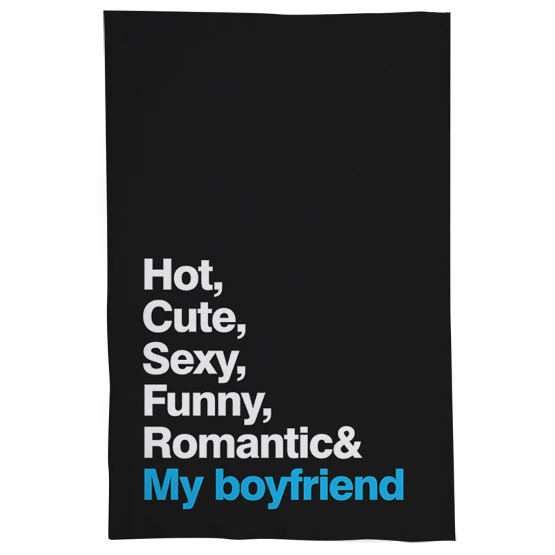 Pano De Prato Nerderia My Boyfriend