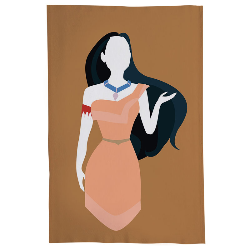Pano De Prato Nerderia Pocahontas