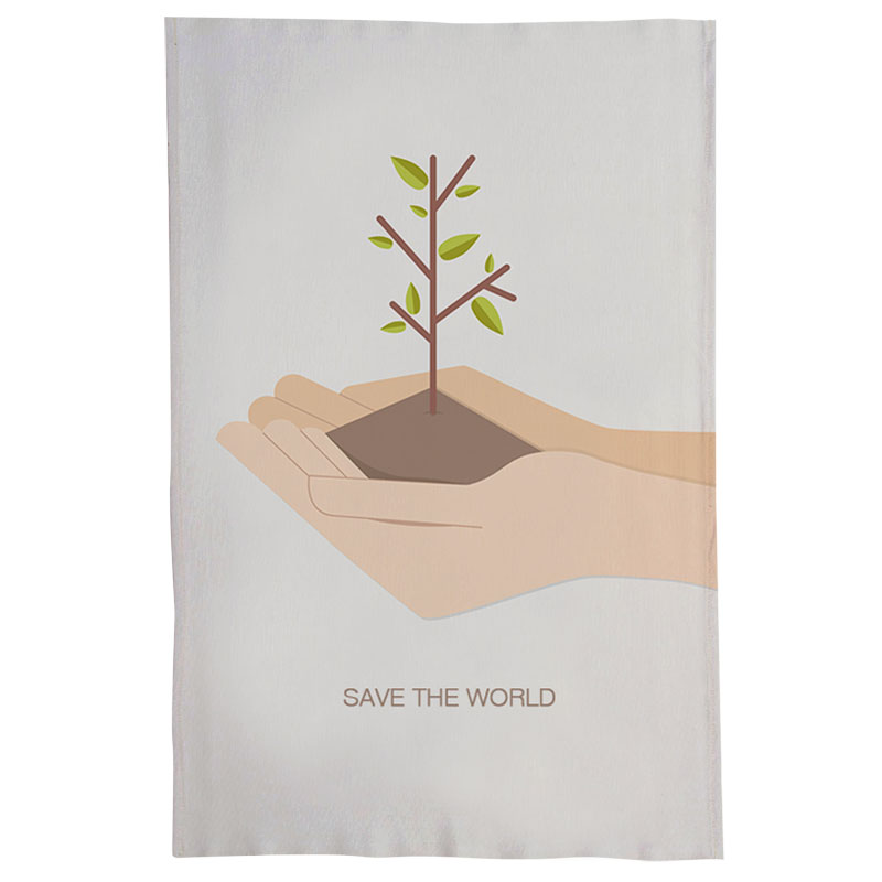 Pano De Prato Nerderia Save The World