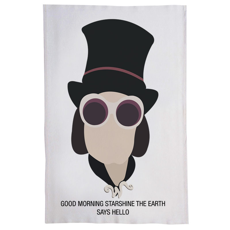 Pano De Prato Nerderia Willy Wonka