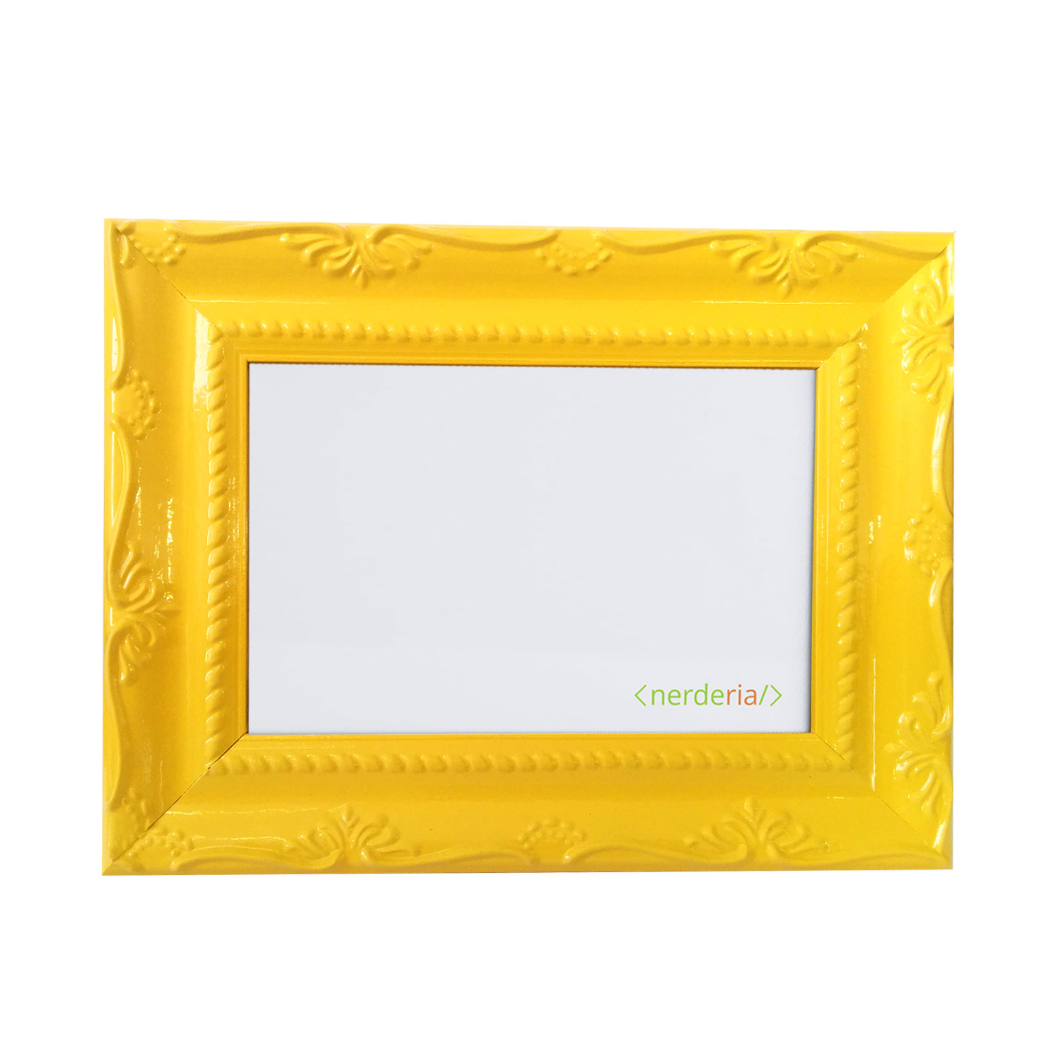 Porta Retrato 10X15 Retro Amarelo