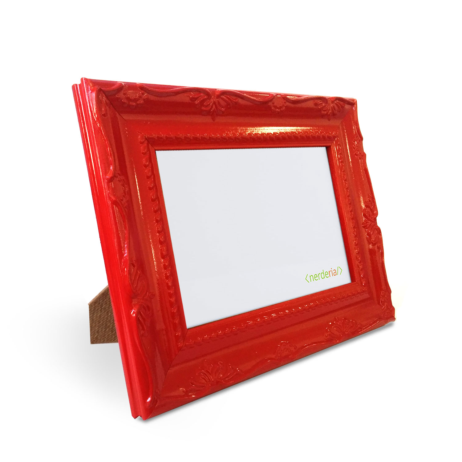 Porta Retrato 15X21 Retro Vermelho