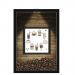 QUADRO DUPLO CAIXA 33X43  (COM LED )PORTA GRÃOS DE CAFE Nerderia e Lojaria  graos cafe cup preto