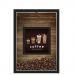 QUADRO DUPLO CAIXA 33X43  PORTA GRÃOS DE CAFE Nerderia e Lojaria graos cafe choose preto