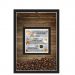 QUADRO DUPLO CAIXA 33X43  PORTA GRÃOS DE CAFE Nerderia e Lojaria graos cafe fresh preto