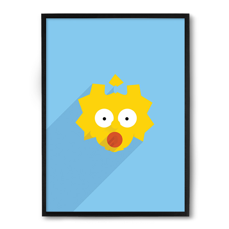 Quadro / Poster Nerderia Simpsons Maggy