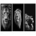 Quadro 33x63 (3und.)Nerderia Lojaria leao preto