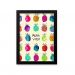 Quadro Abacaxi 33X43cm