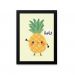 Quadro Abacaxi Fofo 23X33