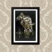 Quadro Africa Animais 23X33cm
