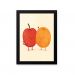Quadro Amizade Frutas 23X33