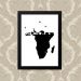 Quadro Animais Africa 33X43cm