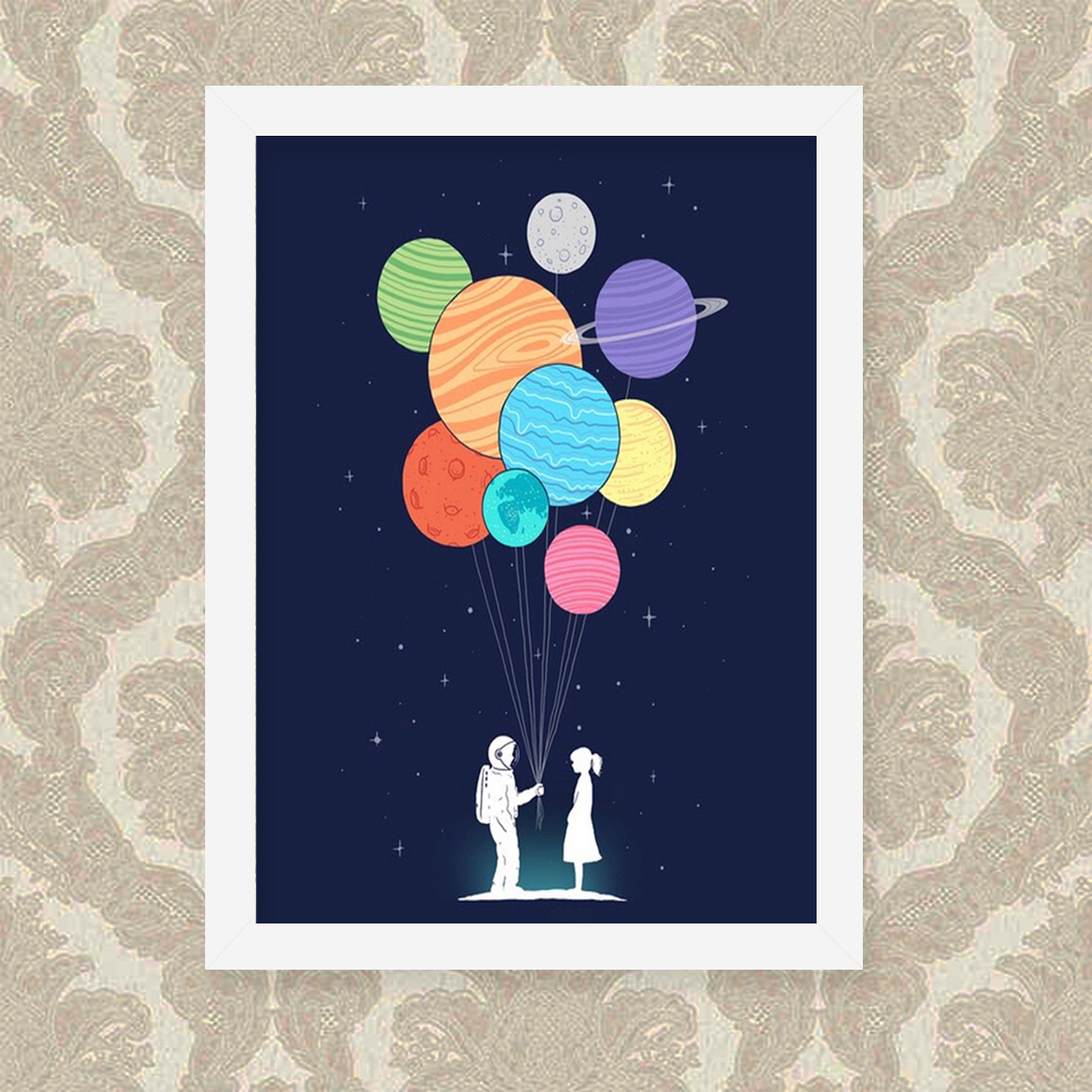Quadro Astronauta 23X33