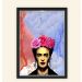 Quadro Caixa 23X33cm Frida Cores