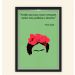 Quadro Caixa 23X33cm Frida Frase Verde