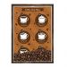 Quadro Caixa 23x33 Nerderia e Lojaria graos cafe shop menu preto