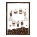Quadro Caixa 23x33 Nerderia e Lojaria graos cup preto
