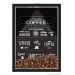 Quadro Caixa 33x43 cm Porta Grãos de Café (Com Led) Nerderia e Lojariagraos cafe premium quality preto