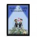 Quadro Caixa Cofre 33x43 cm Para o seu Casamento (Com Led)Nerderia e Lojaria noivos preto