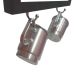 Quadro Caixa Com Abridor De Garrafas E Porta Tampinha Cerveja Com Pendurador Para As  2 Canecas.