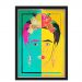 Quadro Caixa Com Led Frida Brasil