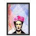 Quadro Caixa Com Led Frida Cores